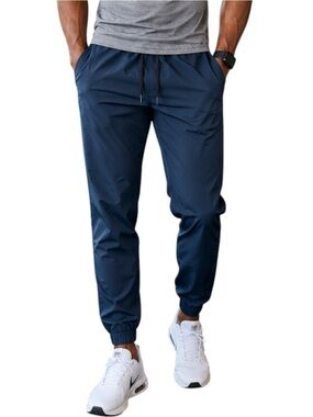 Old Navy  Sleektech Jogger Pants Blue Drawstring Activewear Men’s XXL Tall